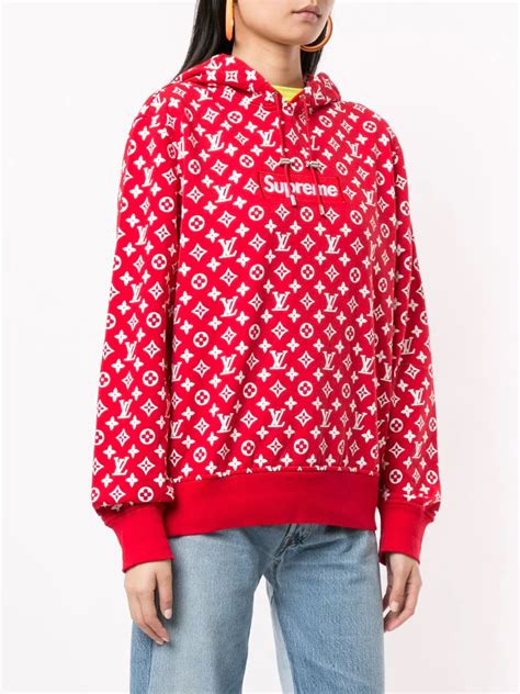 louis vuitton supreme mikina|supreme x louis vuitton hoodie.